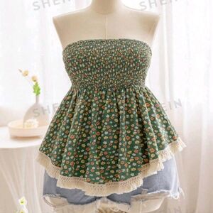 Flowy Floral Tube Top